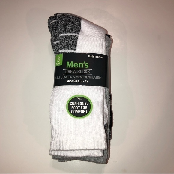 Men’s crew socks size 8-12 NEW! - Picture 3 of 10